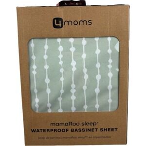 4moms mamaRoo sleep waterproof bassinet sheet sage beads